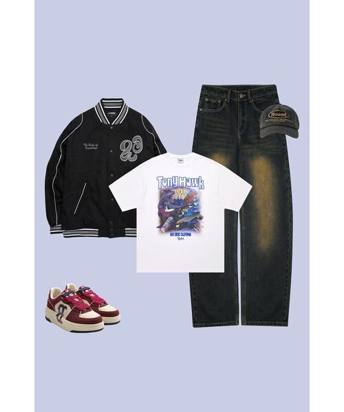 LORES(ロアス)の「Meditation Varsity Jacket - Black(スタジャン・レディース・その他・MEDIUM/LARGE)」の11枚目の写真