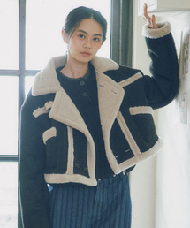 W TOM SUEDE JACKET [BLACK]