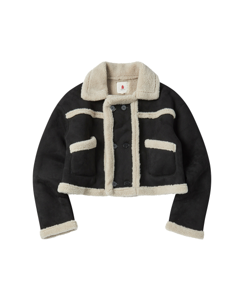 COMONINOZ（コモニノズ）の「W TOM SUEDE JACKET [BLACK]（ナイロンジャケット・レディース・ブラック・FREE）」の2枚目の写真
