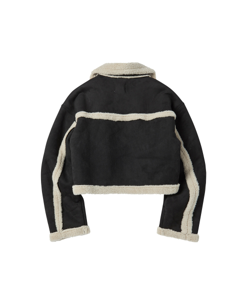 COMONINOZ（コモニノズ）の「W TOM SUEDE JACKET [BLACK]（ナイロンジャケット・レディース・ブラック・FREE）」の3枚目の写真