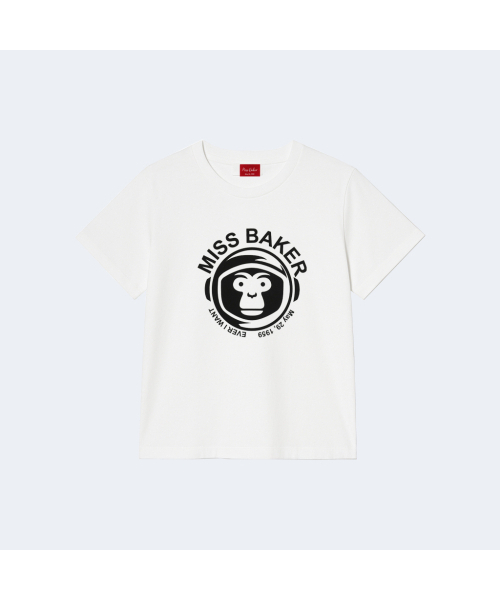 MISS BAKER(ミス ベイカー)の「スペースベイカー Tシャツ ホワイト(Tシャツ/カットソー・レディース・ホワイト・SMALL)」の3枚目の写真