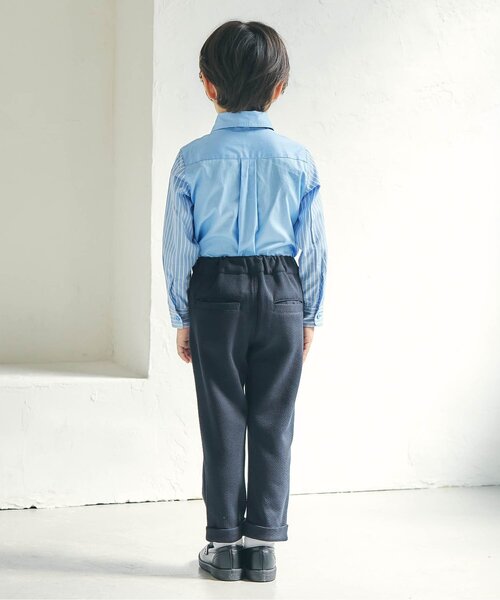 apres les cours(アプレレクール)の「フォーマルパンツ(スーツパンツ・キッズ・ネイビー・90/100/110/120/130)」の15枚目の写真