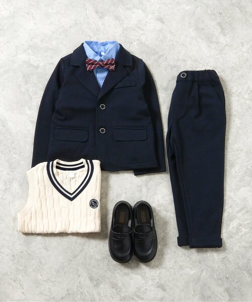 apres les cours(アプレレクール)の「フォーマルパンツ(スーツパンツ・キッズ・ネイビー・90/100/110/120/130)」の9枚目の写真