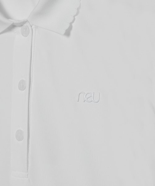 NEU GOLF（エヌイーユーゴルフ）の「ウェーブカラーTシャツ - ホワイト（ポロシャツ・レディース・その他・LARGE/MEDIUM/SMALL）」の11枚目の写真