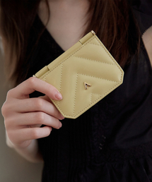 VALLUAT（バリュエット）の「Aube quilting wallet_Lemon（札入れ/マネークリップ）」