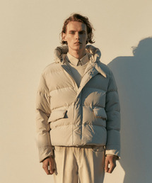 NONBLANK（ノンブランク）の「フードショートパディング_LIGHT BEIGE（ダウンジャケット/コート）」