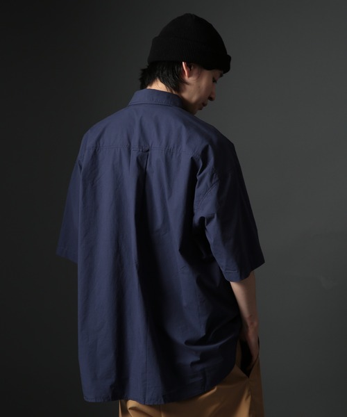 MAISON CLUB(メゾンクラブ)の「【MAISON CLUB】U.S.NAVY Big Half Sleeve Shirt ビッグワークハーフスリーブシャツ 半袖 /MILITARY ミリタリー(シャツ/ブラウス・メンズ・サックスブルー/カーキ/ホワイト/ネイビー・FREE)」の13枚目の写真