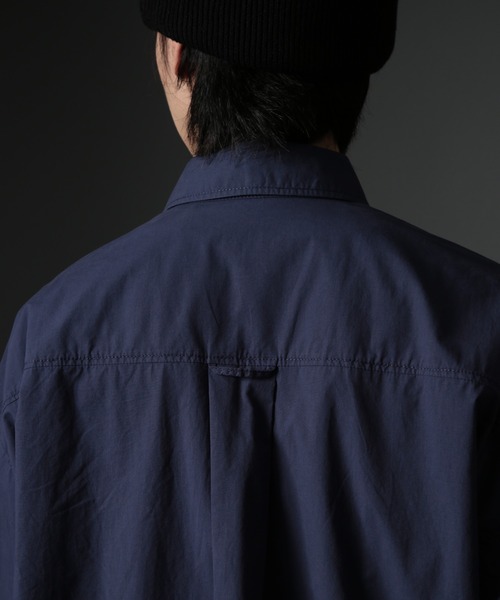 MAISON CLUB(メゾンクラブ)の「【MAISON CLUB】U.S.NAVY Big Half Sleeve Shirt ビッグワークハーフスリーブシャツ 半袖 /MILITARY ミリタリー(シャツ/ブラウス・メンズ・サックスブルー/カーキ/ホワイト/ネイビー・FREE)」の10枚目の写真