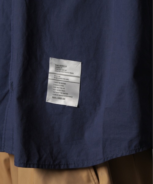 MAISON CLUB(メゾンクラブ)の「【MAISON CLUB】U.S.NAVY Big Half Sleeve Shirt ビッグワークハーフスリーブシャツ 半袖 /MILITARY ミリタリー(シャツ/ブラウス・メンズ・サックスブルー/カーキ/ホワイト/ネイビー・FREE)」の9枚目の写真