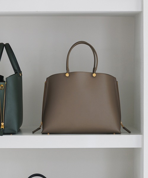 ROPE'（ロペ）の「【E'POR】Y BAG Medium/通勤・軽量・26SS（トートバッグ・レディース・キナリ/ブラック/グレー/ダークグリーン/ダークブラウン・FREE）」の4枚目の写真