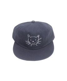 ARIGHTANGLE（アライトアングル）の「CAT FACE WASHED CAP (NAVY)（キャップ）」
