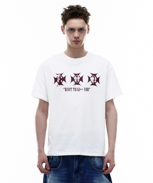 OPUS 0012(オーパス0012)の「Op. 07 3-STAR T-SHIRTS WHITE(Tシャツ/カットソー・レディース・その他・SMALL/MEDIUM/LARGE)」の1枚目の写真