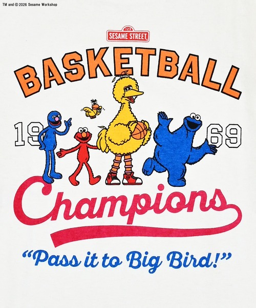 MARKEY'S(マーキーズ)の「【SESAME STREET】別注プリントロンT(Tシャツ/カットソー・キッズ・オフホワイト/ブルー/グリーン・100/130/120/95/90/80/110/150/140)」の14枚目の写真