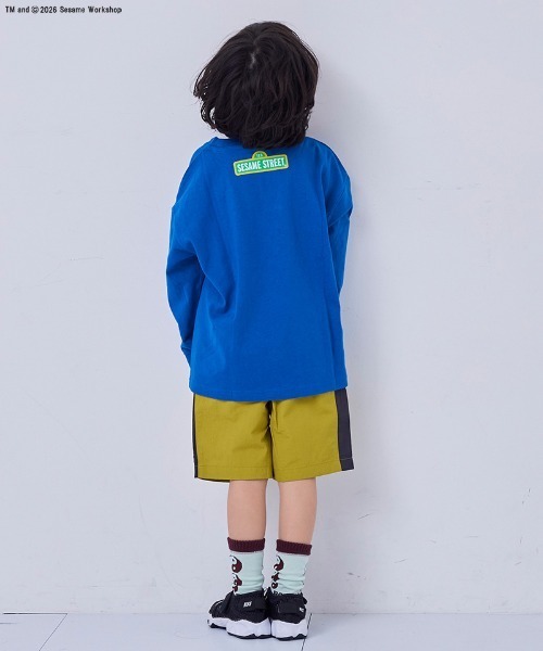 MARKEY'S(マーキーズ)の「【SESAME STREET】別注プリントロンT(Tシャツ/カットソー・キッズ・オフホワイト/ブルー/グリーン・100/130/120/95/90/80/110/150/140)」の9枚目の写真