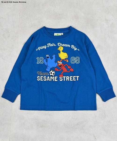 MARKEY'S(マーキーズ)の「【SESAME STREET】別注プリントロンT(Tシャツ/カットソー・キッズ・オフホワイト/ブルー/グリーン・100/130/120/95/90/80/110/150/140)」の17枚目の写真