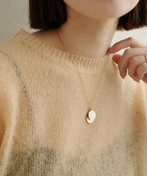 Omekashi（オメカシ）の「コインネックレス（ネックレス・レディース・ゴールド・ONE SIZE）」の3枚目の写真