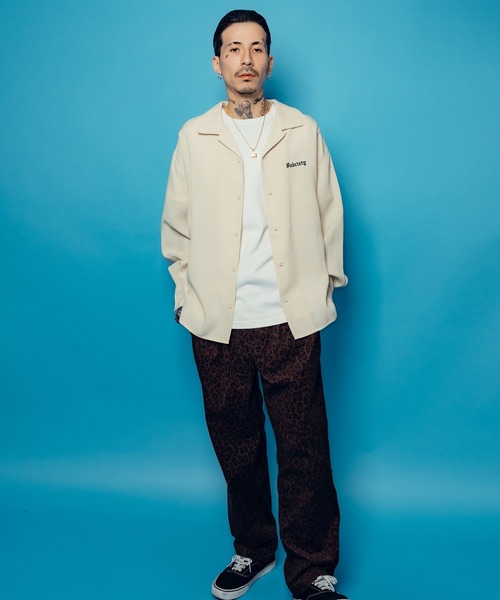 Subciety（サブサエティ）の「Embroidery Maria open collar shirt（シャツ/ブラウス・メンズ・オリーブ/ブラック/ホワイト・SMALL/MEDIUM/LARGE/X-LARGE）」の18枚目の写真