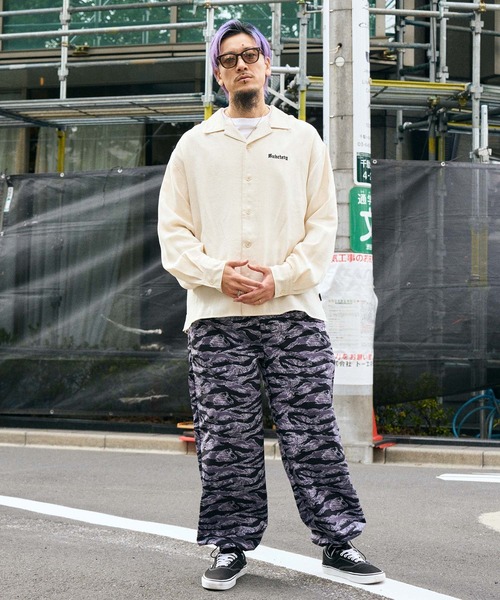 Subciety（サブサエティ）の「Embroidery Maria open collar shirt（シャツ/ブラウス・メンズ・オリーブ/ブラック/ホワイト・SMALL/MEDIUM/LARGE/X-LARGE）」の22枚目の写真