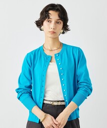 NOLLEY’S | 《手洗い可能》コットンテックスクルーネックカーディガン(カーディガン/ボレロ)