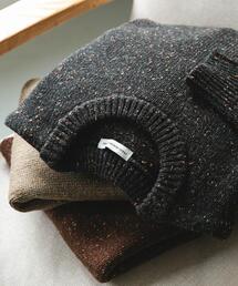 URBAN RESEARCH DOORS | ウールブレンドネップクルーネックニット(ニット/セーター)