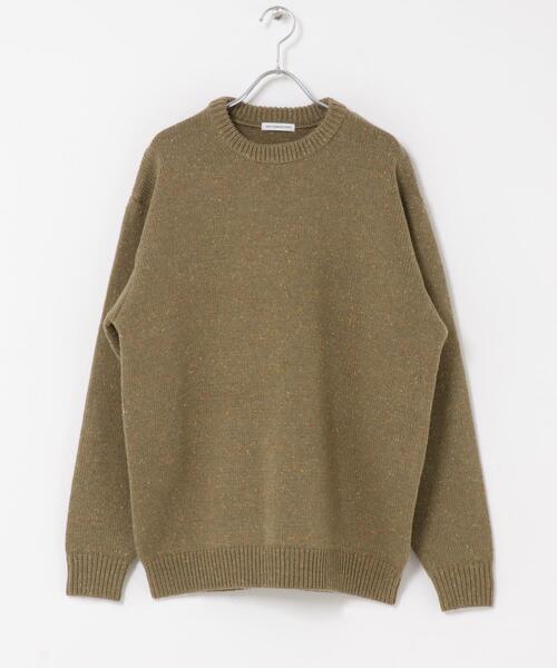 URBAN RESEARCH DOORS(アーバンリサーチドアーズ)の「ウールブレンドネップクルーネックニット(ニット/セーター・メンズ・ベージュ系その他/グレー系その他/ブラウン系その他・LARGE/MEDIUM)」の10枚目の写真