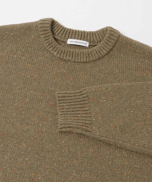 セール】ウールブレンドネップクルーネックニット（ニット/セーター