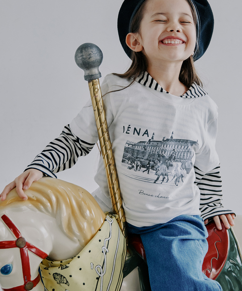 IENA ENFANT(イエナアンファン)の「Bonne chance Set kids(Tシャツ/カットソー・キッズ・その他・X-LARGE/LARGE/MEDIUM/SMALL)」の2枚目の写真