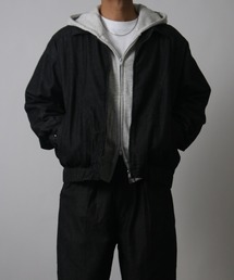 NYLAUS（ナイラス）の「【Nylaus】2026新作 ダブルジップブルゾン カーブステッチ ZIPアップブルゾン デニムジャケット セットアップ対応（ブルゾン）」