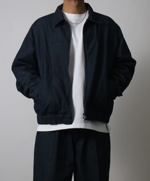 NYLAUS（ナイラス）の「【Nylaus】2026新作 ダブルジップブルゾン カーブステッチ ZIPアップブルゾン デニムジャケット セットアップ対応（ブルゾン）」