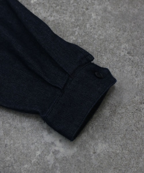 NYLAUS（ナイラス）の「【Nylaus】2026新作 ダブルジップブルゾン カーブステッチ ZIPアップブルゾン デニムジャケット セットアップ対応（ブルゾン・メンズ・ブラック/ブラウン/インディゴブルー/ブラック系その他・L/M）」の14枚目の写真