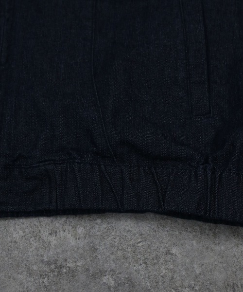 NYLAUS（ナイラス）の「【Nylaus】2026新作 ダブルジップブルゾン カーブステッチ ZIPアップブルゾン デニムジャケット セットアップ対応（ブルゾン・メンズ・ブラック/ブラウン/インディゴブルー/ブラック系その他・L/M）」の17枚目の写真