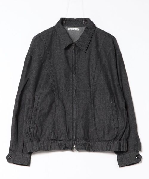 NYLAUS（ナイラス）の「【Nylaus】2026新作 ダブルジップブルゾン カーブステッチ ZIPアップブルゾン デニムジャケット セットアップ対応（ブルゾン・メンズ・ブラック/ブラウン/インディゴブルー/ブラック系その他・L/M）」の22枚目の写真