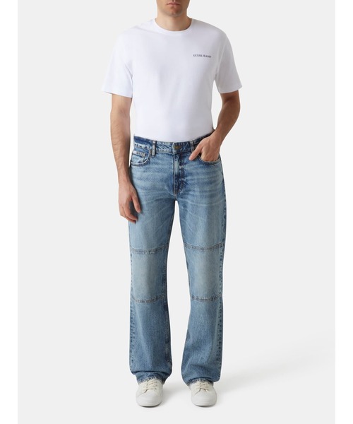 GUESS JEANS(ゲスジーンズ)の「GUESS JEANS G18 Relaxed Panel デニムパンツ(デニムパンツ・メンズ・ライトインディゴブルー・34inch/32inch/31inch/30inch/29inch/28inch)」の4枚目の写真