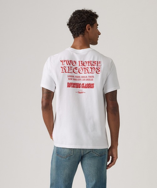 Levi's（リーバイス）の「Levi's/リーバイス ショートスリーブ リラックス Tシャツ（Tシャツ/カットソー・メンズ・ホワイト・XL/L/M/S）」の2枚目の写真