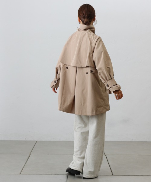 COLONY 2139(コロニートゥーワンスリーナイン)の「スタンドAラインコート(その他アウター・レディース・ブラック/ベージュ・FREE)」の8枚目の写真