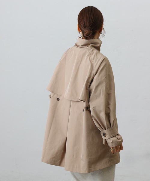 COLONY 2139(コロニートゥーワンスリーナイン)の「スタンドAラインコート(その他アウター・レディース・ブラック/ベージュ・FREE)」の3枚目の写真