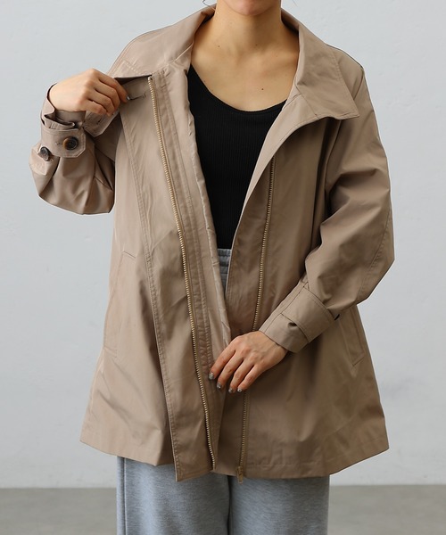 COLONY 2139(コロニートゥーワンスリーナイン)の「スタンドAラインコート(その他アウター・レディース・ブラック/ベージュ・FREE)」の18枚目の写真