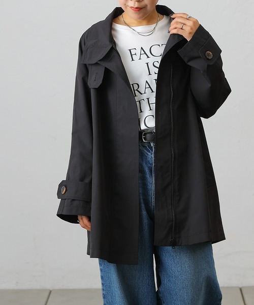 COLONY 2139(コロニートゥーワンスリーナイン)の「スタンドAラインコート(その他アウター・レディース・ブラック/ベージュ・FREE)」の22枚目の写真