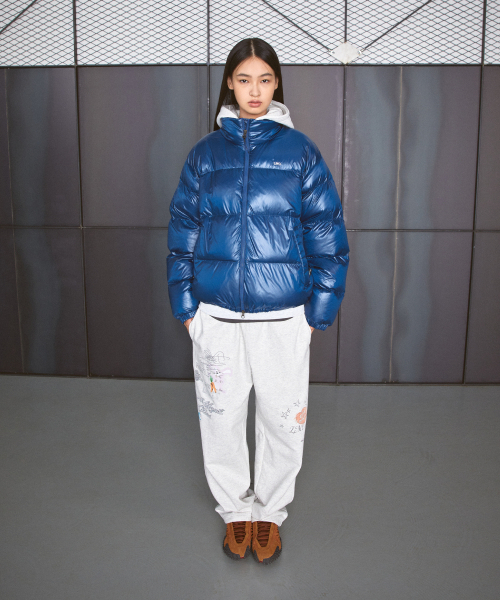 LMCの「OG GLOSSY PUFFER DUCK DOWN PARKA blue（ダウンジャケット/コート・レディース・その他・S/M/L/XL）」の2枚目の写真