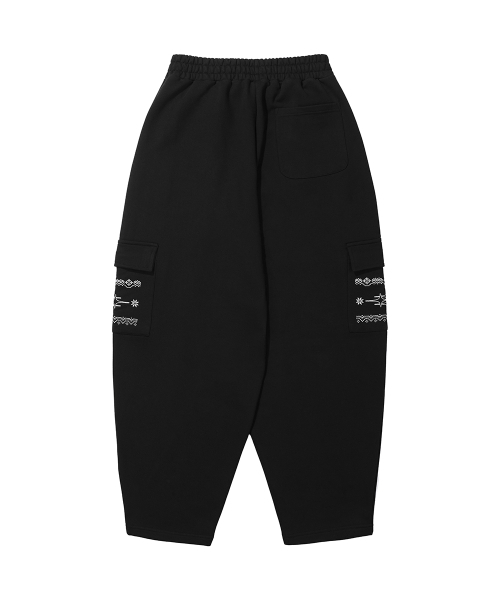 GAKKAI UNIONS(ガッカイユニオンズ)の「ノスタ ワンタックバルーンスウェットカーゴパンツ ブラック(スウェットパンツ・メンズ・その他・S/M/L)」の3枚目の写真