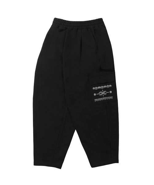 GAKKAI UNIONS(ガッカイユニオンズ)の「ノスタ ワンタックバルーンスウェットカーゴパンツ ブラック(スウェットパンツ・メンズ・その他・S/M/L)」の4枚目の写真