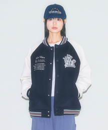 UNION ANGEL VARSITY JACKET navy