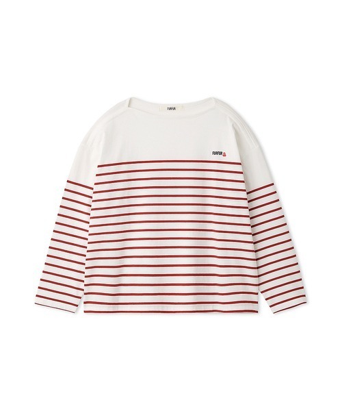 FURFUR(ファーファー)の「バスクボーダーロングスリーブTシャツ(Tシャツ/カットソー・レディース・サックスブルー/ホワイト/レッド/ピンク・F)」の22枚目の写真