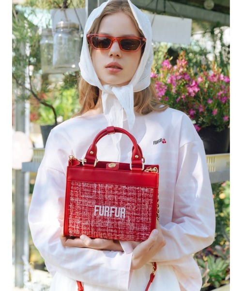 FURFUR(ファーファー)の「バスクボーダーロングスリーブTシャツ(Tシャツ/カットソー・レディース・サックスブルー/ホワイト/レッド/ピンク・F)」の7枚目の写真