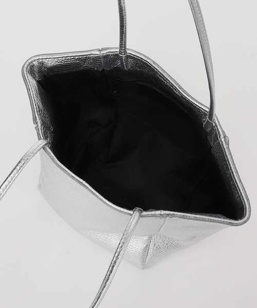 FRAMeWORK（フレームワーク）の「AULENTTI /オウレンティ LONG HANDLE トート（シルバー）（トートバッグ・レディース・シルバー・FREE）」の11枚目の写真