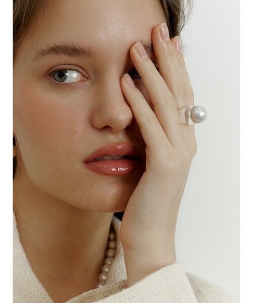 LOVE ME MONSTER(ラブミーモンスター)の「Soft Silver Pearl Ring(リング・レディース・シルバー・FREE)」の1枚目の写真