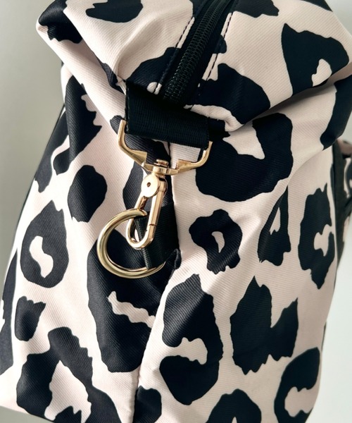 wears(ウェアーズ)の「レオパード 大容量 トラベルバッグ ボストンバッグ(ボストンバッグ・レディース・ピンク/ブラック・FREE)」の15枚目の写真