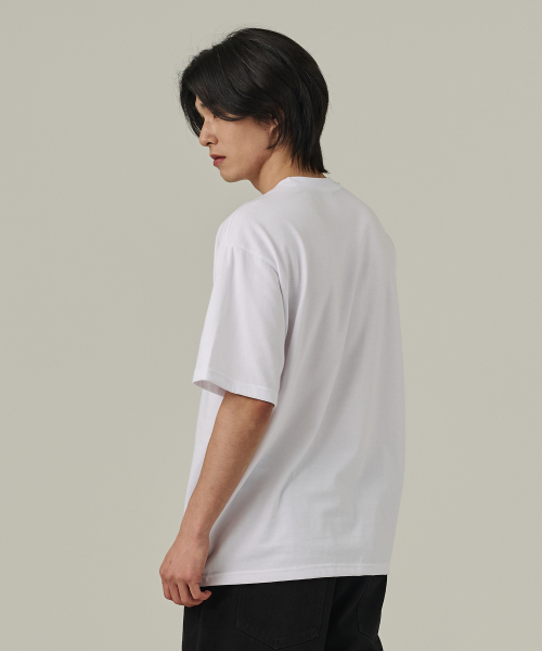 ANALOG MOOD（アナログムード）の「ベーシックロゴ半袖Tシャツ（ホワイト）（Tシャツ/カットソー・メンズ・その他・S/M/L/2XL/XL）」の3枚目の写真