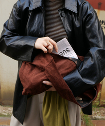JULIAPEPE（ジュリアペペ）の「Reversible Suede Bag (Brown)（ショルダーバッグ）」