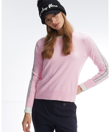 MONDAYFLOW（マンデーフロー）の「エッセンシャルソフトニットトップ_ピンク（ニット/セーター）」